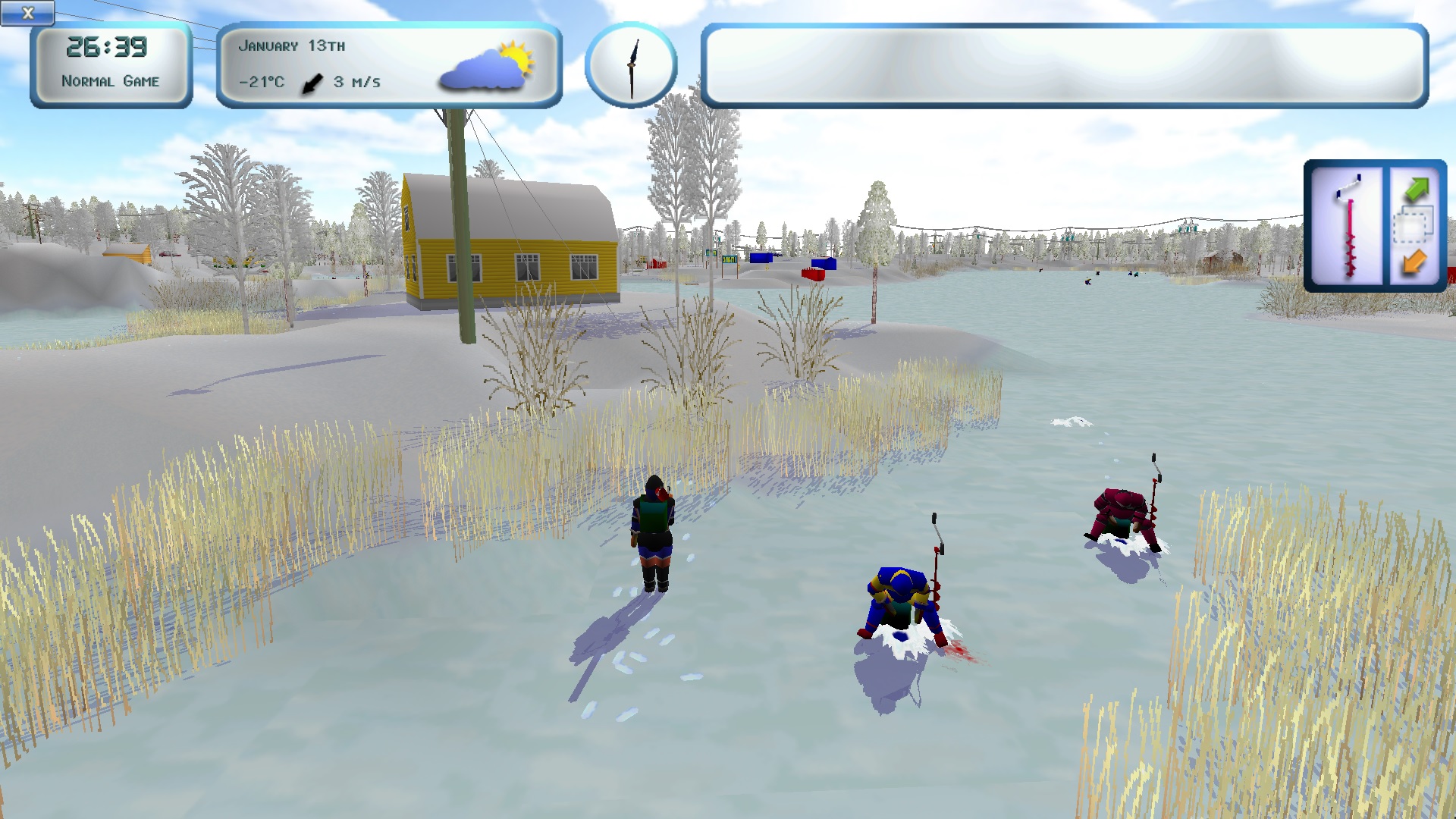 Игры русской зимней рыбалки